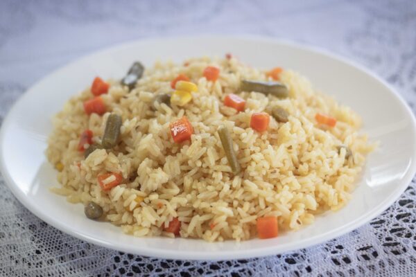 Arroz con vegetales