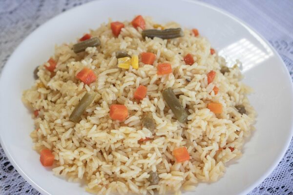 Arroz con vegetales